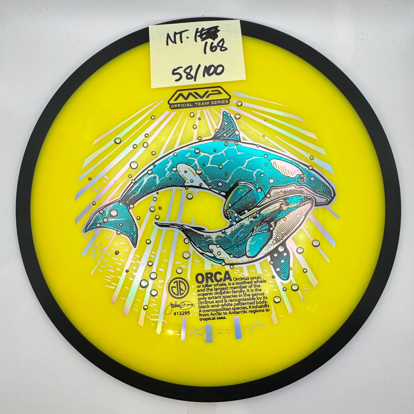 MVP Official Team Series - Teal Trail ORCA 58/100 168g