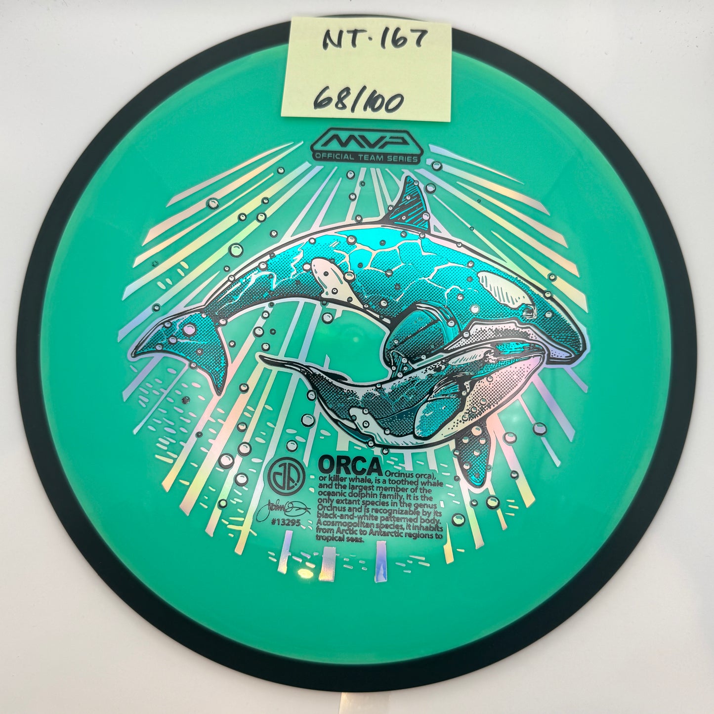 MVP Official Team Series - Teal Trail ORCA 68/100 167g