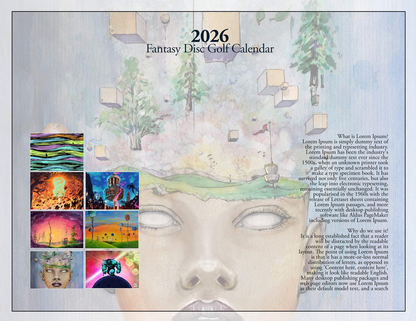 2026 Fantasy Disc Golf Calendar