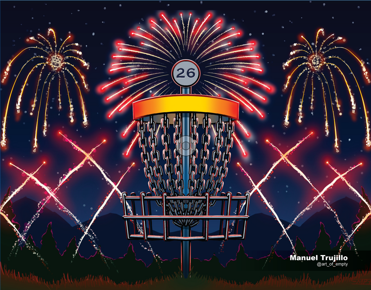 2026 Artists Disc Golf Calendar