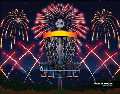 2026 Artists Disc Golf Calendar